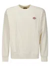 Dickies Millersburg Cotton Crew-neck Sweatshirt In Ecru