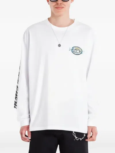 Dickies Nashport Long-sleeve T-shirt In White