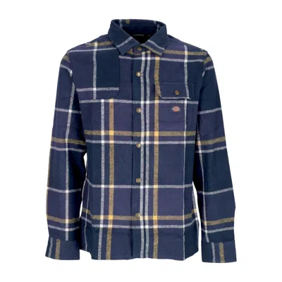 Dickies Nimmons Men's Long Sleeve Shirt L/s Shirt Navy Blue