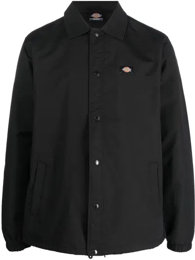 Dickies Oakport Coach Jacket In Black