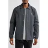 Dickies Oakport Coach Jacket In Charcoal Grey