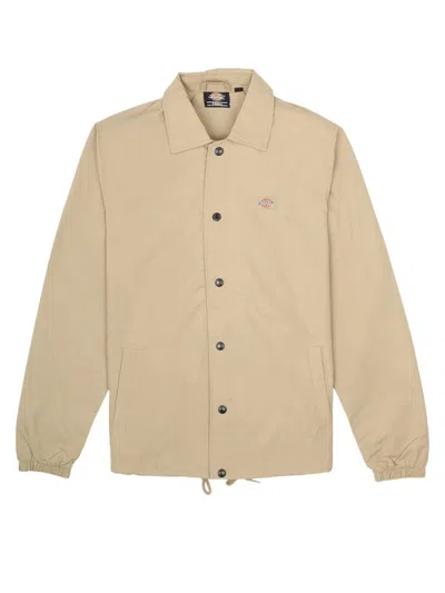 Dickies Oakport Coach Jacket In Neutral