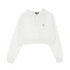Dickies Oakport Cropped Hoodie Women's Cropped Hoodie Ecru In White