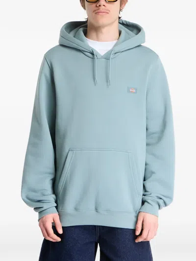 Dickies Oakport Logo-patch Hoodie In Blue
