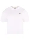 Dickies Maple Valley Printed Stretch Cotton T-shirt In 白色
