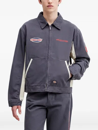 Dickies Panelled Jacket In Gray