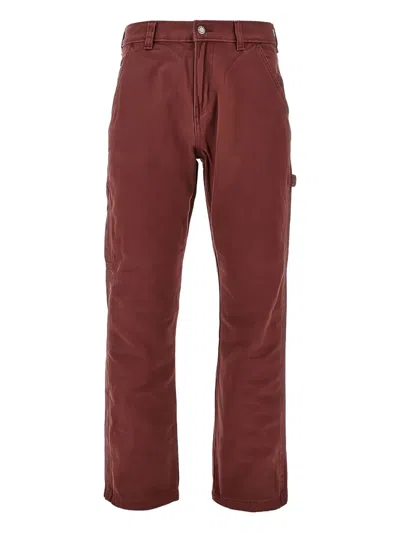 Dickies Pantalone C Trousers In Burgundy