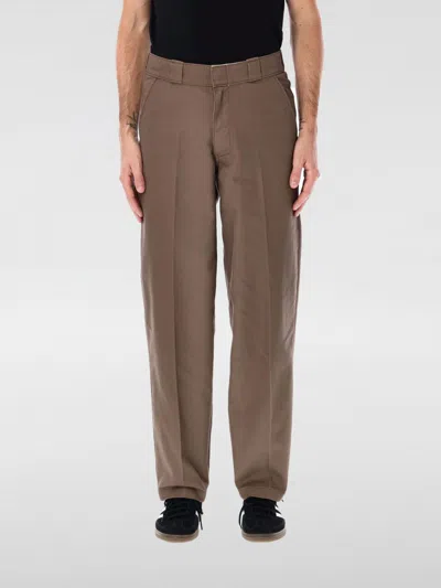 DICKIES PANTS DICKIES MEN COLOR BROWN,G30012032