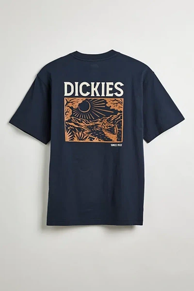 Dickies Patrick Springs Short Sleeve T-shirt Blue In Dark Navy