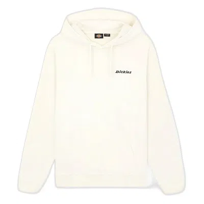 Dickies Loretto Logo-embroidered Drawstring Hoodie In White