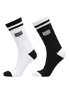 Dickies Philipsburg Socks (pack Of Two) In Black