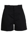Dickies Phoenix Short Woman Shorts & Bermuda Shorts Black Size 28 Polyester, Cotton In Black