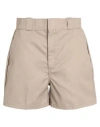 Dickies Phoenix Short Woman Shorts & Bermuda Shorts Khaki Size 29 Polyester, Cotton In Beige