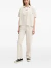 Dickies Pinstripe Overall Dungarees In Neutral