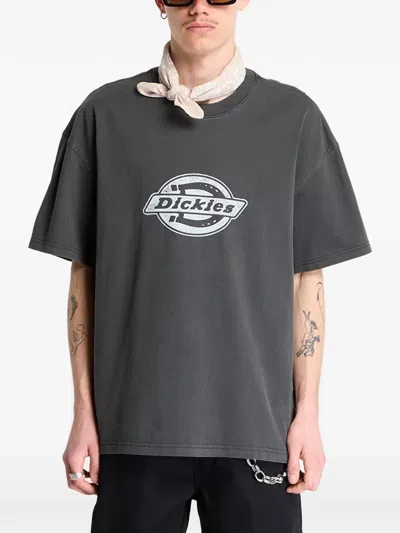 Dickies Plainville Logo-print T-shirt In Gray