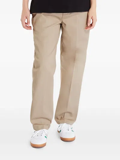 Dickies Pleated Trousers In Brown