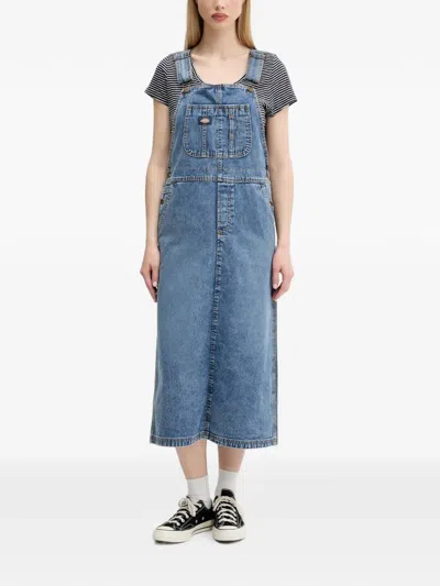 Dickies Pocket Denim Dress In Blue
