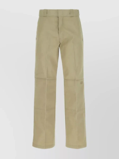 DICKIES POLYESTER BLEND STRAIGHT LEG TROUSERS