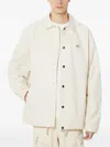 Dickies Press-stud Jacket In Neutral