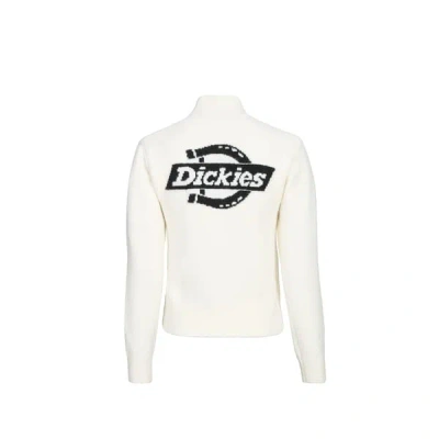 Dickies Pull Droit Col Montant In White