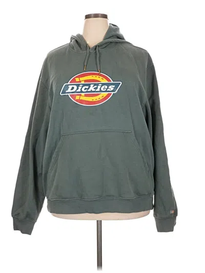 Pre-owned Dickies Pullover Hoodie In Green