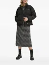 Dickies Logo-patch Hooded Puffer Jacket In Black