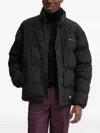 Dickies Quilted Puffer Jacket In Black
