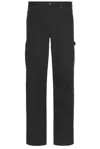 Dickies Relaxed Fit Duck Jean In Rinsed Black