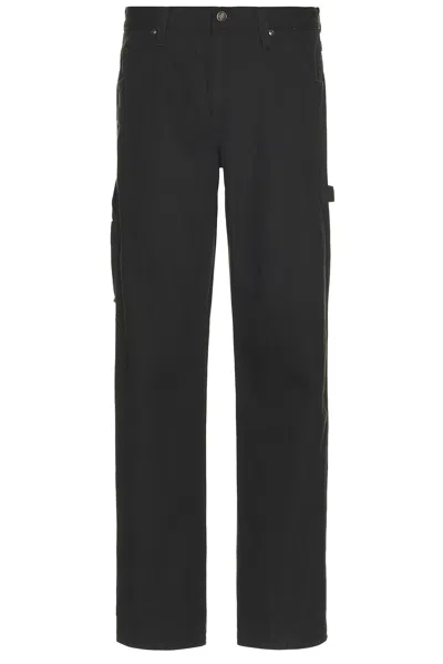 Dickies Relaxed Fit Duck Jean In Rinsed Black