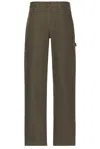 Dickies Relaxed Fit Duck Jean In Rinsed Moss Green