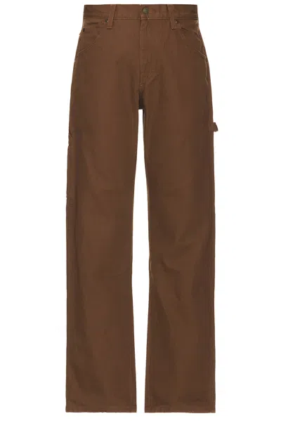 Dickies Relaxed Fit Duck Jean In Rinsed Timber