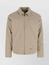 Dickies Relaxed Fit Jacket With Collar And Pockets In Neutral