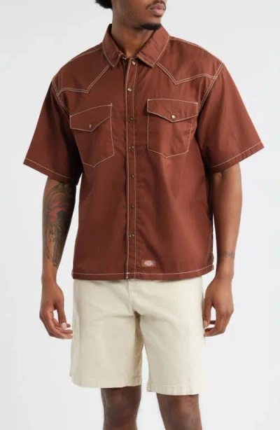 Dickies River Ranch Short Sleeve Snap-up Shirt