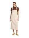 Dickies Salopette Woman  Bib Long Overall Dress - Dk0a4z6t F901 Whitecap Gray In White