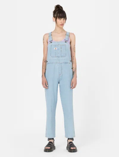 Dickies Salopette Woman  Class Dnm Bib W Dk0a4xycc 151 Vntg Blue Light