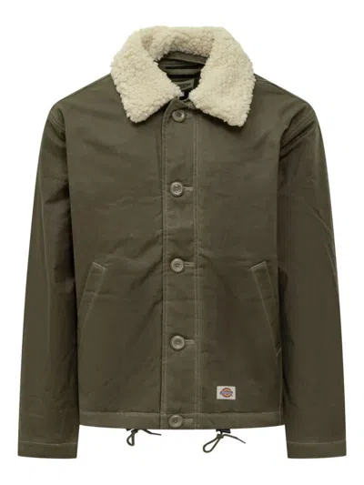 Dickies "sangrey Waxed" Jacket Clothing In Green