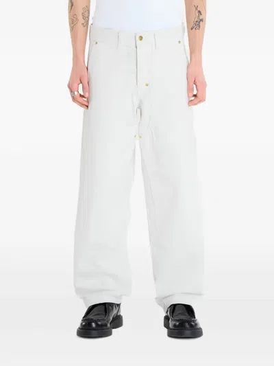 Dickies Selvedge Double-knee Jeans In White