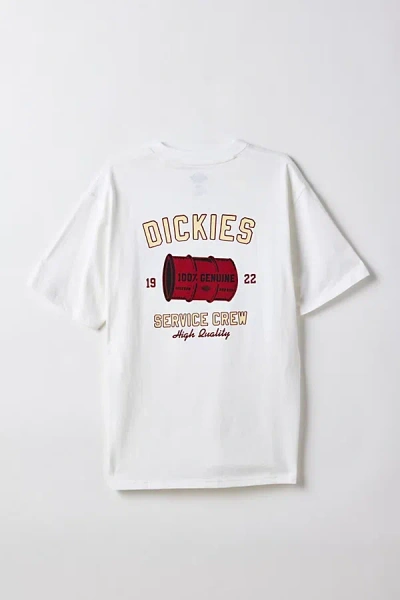 Dickies Service Crew Graphic Tee In White, Men's At Urban Outfitters