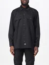 Dickies Man Shirt Black Size Xxl Polyester, Cotton In Black