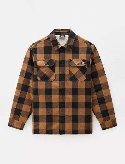 Dickies Shirts Man  Sacrament Lined - Dk0a4xgr Brown Duck