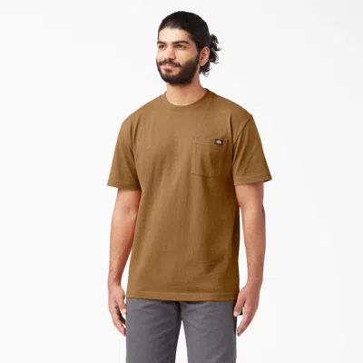 Dickies Short Sleeve Heavyweight T-shirt In Brown