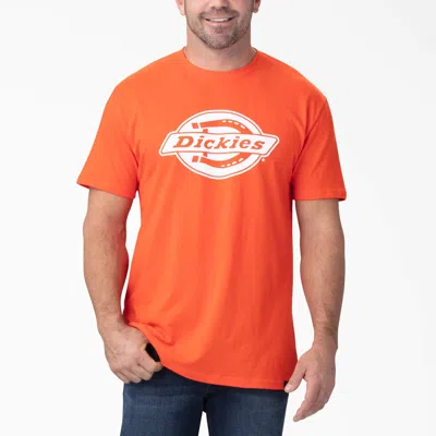 Dickies Short Sleeve Relaxed Fit Graphic T-shirt In Orange