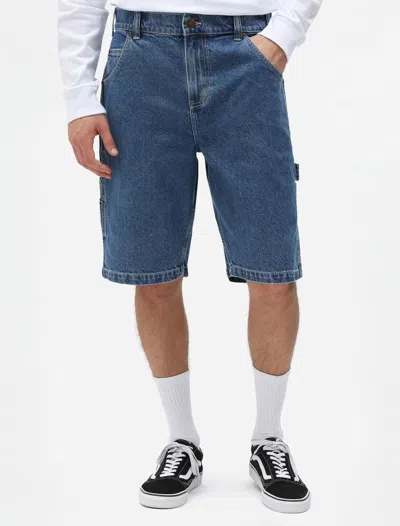 Dickies Shorts And Bermuda Man  Garyville Dnm Short - Dk0a4xck Clb1 - Classic Blue