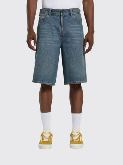 Dickies Shorts Men Color Kaki In Blue