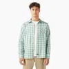 Dickies Skateboarding Button Up Shirt In Green