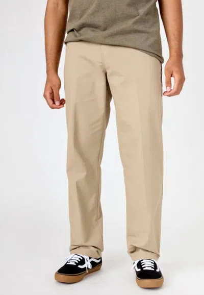 Dickies Skateboarding Slim Straight Pants In Desert Khaki In Multi