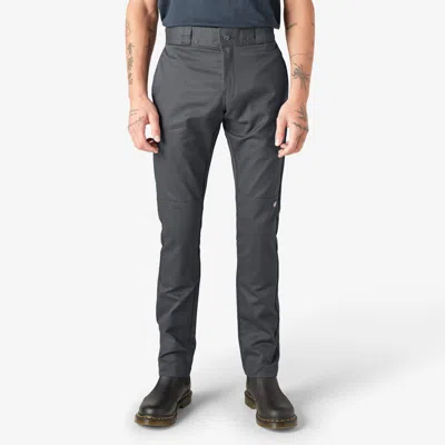 Dickies Skinny Fit Double Knee Work Pants In Grey