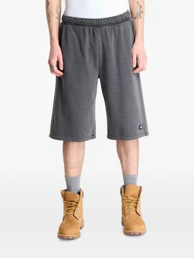 Dickies Streetsboro Logo-patch Shorts In Gray