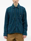 Dickies Striped Long-sleeve Shirt In Blue