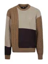 Dickies Lucas Patchwork Sweater Men's Sweater Black In Negro